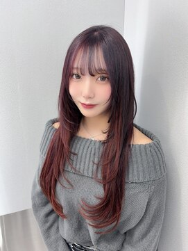 ブランシスヘアー(Bulansis Hair) ボルドーロング