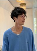 フェザーパーマメンズマッシュラウンドマッシュ/東伏見