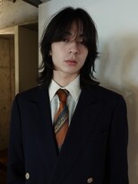 ノラジャーニー(NORA Journey)&nbsp;メンズボブウルフメンズミディアムレイヤーカットメンズウルフ