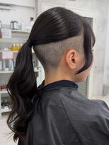 プライズ 表参道原宿店(prize) ツーブロックポニーテール刈り上げメンズライクボーイッシュ原宿