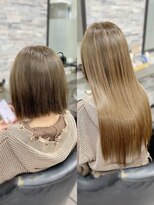 ビゼ 梅田(BIZE)&nbsp;【ボブから劇的チェンジ】エクステで自然なロングへ