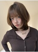 ウルフボブ/ウルフカット/ハッシュカット/顔まわりレイヤー
