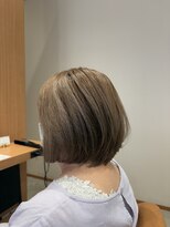 アクセスムーン 上水戸店(Access Moon) ワンホンレイヤー/ミルクティーブロンド/ダークブルー/上水戸
