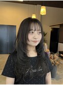 《在り家　別邸》韓国風レイヤーカット×オリーブグレージュ