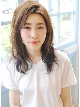 レトル(LETTRE) 【ＬＥＴＴＲＥ】フレンチセピアアッシュ×セミウェットウェーブ