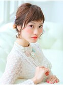 クラシカルモード☆姫カットショート☆ミルクティカラーアレンジ