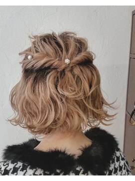 ヴァンクシー バイ ルナ(VANKCY by Luna) ヘアセット 夏のヘアアレンジ 着物ヘア 向ケ丘遊園 ドレスヘア