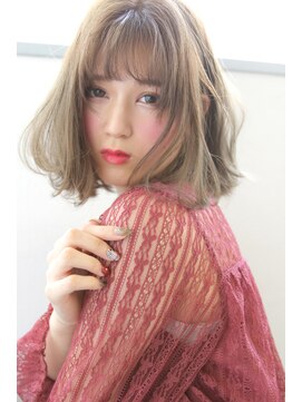 ブラン 梅田(Blanc) 【Blanc/梅田】外国人風ハイグレージュ＿ボブs