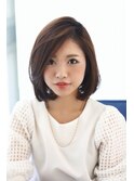 大人可愛い☆ボブナチュラルストレート