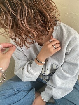 ヘアーサロン ソルト(hair salon SALT) くすみピンク