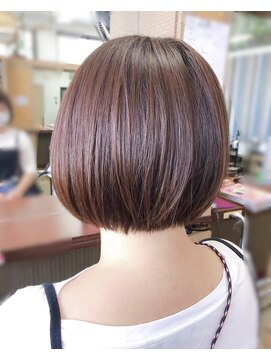 シードヘア(seed hair) ショートボブ×ピンクカラー