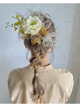 ベルビアンカ(Belle BIANCA) Belle BIANCA 結婚式/花嫁アレンジ/生花/ハイトーン　byOrie