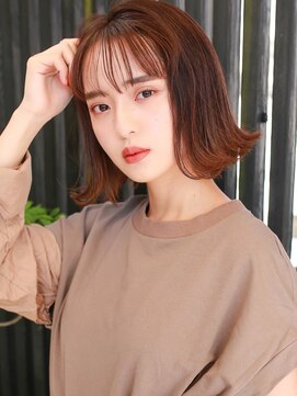 ラフィス ヘアー パーク 枚方2号店(La fith hair park) 【La fith】外はねボブ×シースルーバング