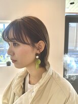 モユ(moyu) 外ハネぷつっとボブ