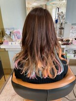 髪技空間アノン(anon) ミルキーカラーエクステ