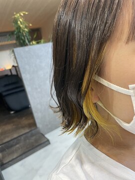 クレア 岡崎南店(CREA) イエローイヤリングカラー◎