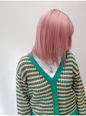 ペールなピンクなbob