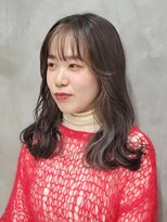 テトヘアー(teto hair) MOMO　インナーカラー　TWICE　韓国スタイル　