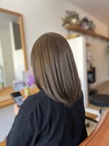 オダンゴヘアー(odango hair)&nbsp;マットベージュカラー