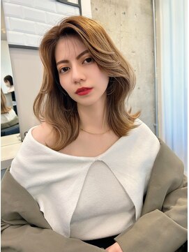リリー(Lilley) 【lilley 稲永麻衣】韓国ヘア+くびれヘア+顔まわりカット