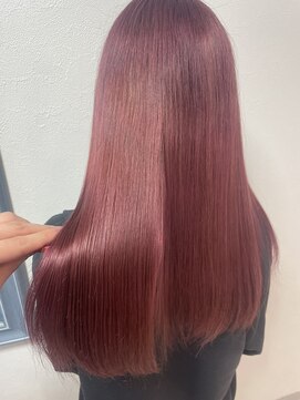 リア(Lia) ピンク×TOKIO酸性ストレート