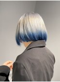 モード/裾カラー[新宿/ハイトーン/ボブ/ハイライト/前髪カット]