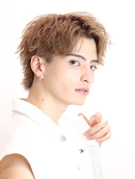 ネイビー(NAVY) ウェービングアップパーマ