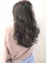 【lamp尾崎】アッシュグレー、ロングレイヤー