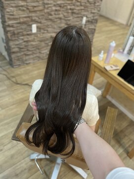 ヘア カンパニー トワ 千葉店(TOWA) 千葉/千葉駅/ブリーチなし/透明感カラー/ダブルカラー/オリーブ
