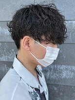 ニアウ 高崎店(Niau)&nbsp;メンズマッシュツイスト波巻きパーマ群馬高崎眉毛