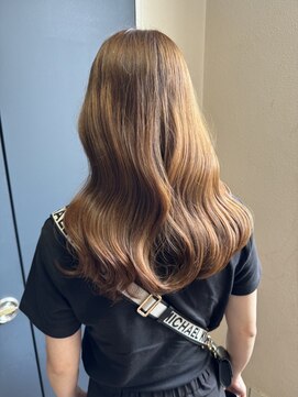 アジールヘア 所沢プロペ通り店(agir hair) ミルクティー前髪イメチェンこなれミディケアブリーチ所沢韓国