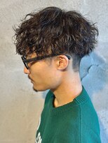 ニアウ 高崎店(Niau)&nbsp;メンズマッシュツイストスパイラルパーマ群馬高崎眉毛