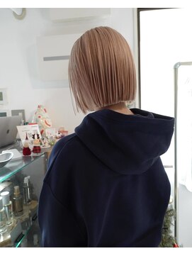 ネルケ 立川(nelke) ミルクティーベージュダブルカラーインナーカラーケアブリーチ