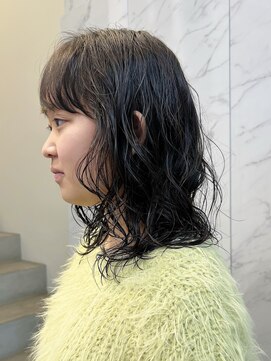 クリアーオブヘアー 一社店(clear OF HAIR) ミディアムゆるパーマ / momoka