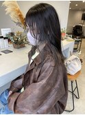 インナーカラー/グレージュ