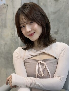 シー バイ ロンド 新宿(Sea by Lond) 外はねボブ×美髪[韓国/美髪/グレージュ]