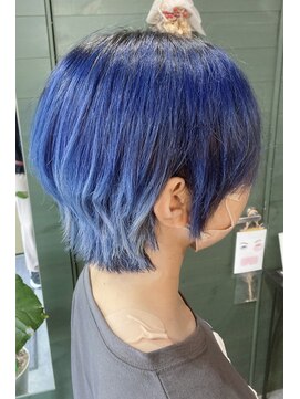 マーシュ(marshu) 【marshu OSAKA Style】2次元カラー×ブルーグラデーション