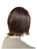 20代30代大人可愛いラベンダーピンクベージュ外ハネショート