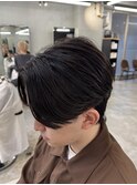 熊本メンズパーマ センターパート ニュアンスパーマ MEN'S HAIR