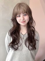 ソル バロール 表参道(SOL .valor)&nbsp;ワンブリーチ1回ダブルカラーオリーブベージュミルクティー韓国