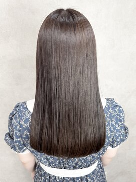 ルノン(LUNON) ハイライトカラーくびれヘアアプリコットオレンジ