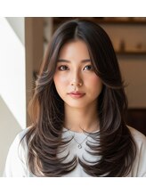 【こだわり3】ブリーチなしで叶える透明感。赤み抹消グレージュ/旬の暖色系etc...高彩度艶カラー