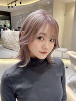 ロンドメリア 天神大名店(Lond Melia)&nbsp;小顔に見せるヘア/ワンレン/ボブウルフ/ネビージュ/黒髪カタログ