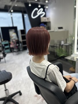 シーエスメイドバイシャチュー 栄店(CS made by SHACHU) ピンク/ボブ/顔まわり