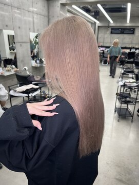 リノート バイ エゴル 名古屋(LINOET by ENGOL) 【LINOET 名古屋】佐藤まいら艶髪暖色ミルクティーベージュ