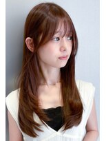 クリーム 町田(Cream)&nbsp;【小顔×艶ストレート】顔まわりレイヤーの大人ロング