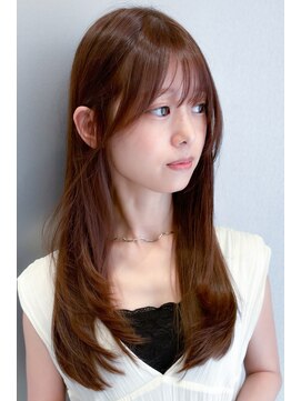 クリーム 町田(Cream) 【小顔×艶ストレート】顔まわりレイヤーの大人ロング
