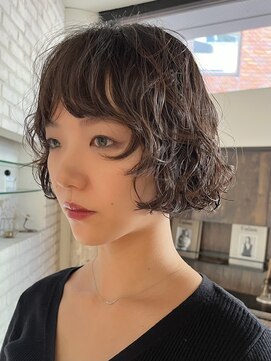 ボブパーマニュアンスパーマ