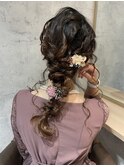 編みおろしスタイル