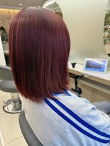 アース 浦安店(HAIR&MAKE EARTH)&nbsp;ダブルカラーダークレッド♪